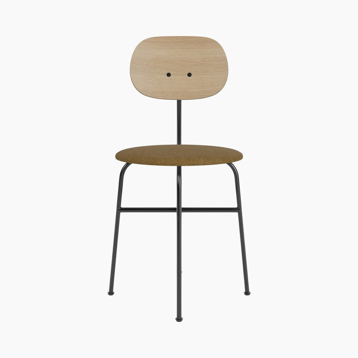Afteroom Dining Chair Plus, Upholstered Seat - Natural Oak | Audo Bouclé 06