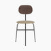 Afteroom Dining Chair Plus, Upholstered Seat - Dark Stained Oak | Audo Bouclé 02