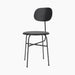 Afteroom Dining Chair Plus, Veneer - Black Painted Ash