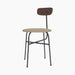 Afteroom Dining Chair, Seat Upholstered - Dark Stained Oak | Audo Bouclé 02