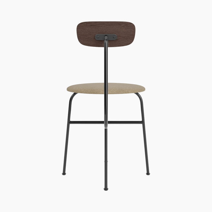 Afteroom Dining Chair, Seat Upholstered - Dark Stained Oak | Audo Bouclé 02