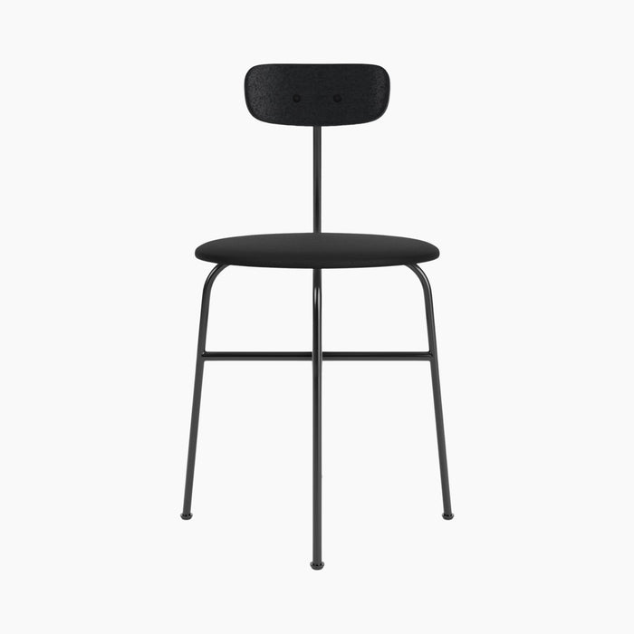Afteroom Dining Chair, Seat Upholstered - Black Painted Ash | Sierra 1001