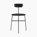 Afteroom Dining Chair, Seat Upholstered - Black Painted Ash | Sierra 1001