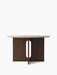 Androgyne Dining Table, Round - Dark Stained Oak | Kunis Breccia
