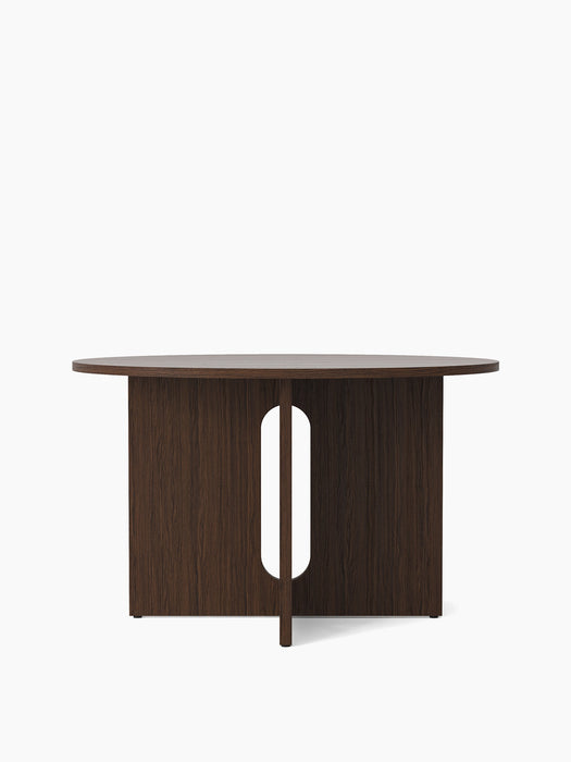 Androgyne Dining Table, Round - Dark Stained Oak