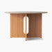 Androgyne Dining Table, Round - Natural Oak | Kunis Breccia