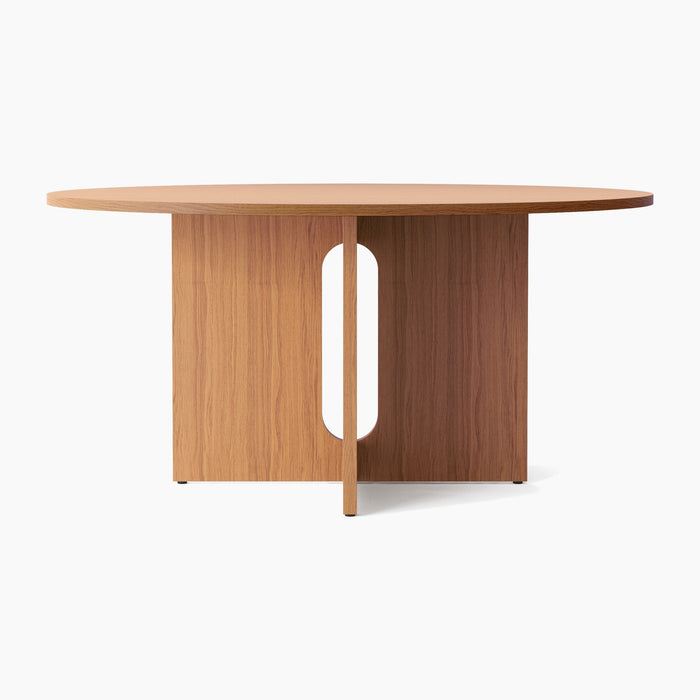 Androgyne Dining Table, Round - Natural Oak