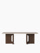 Androgyne Lounge Table, Wood base - Dark Stained Oak | Kunis Breccia