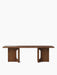 Androgyne Lounge Table, Wood base - Walnut