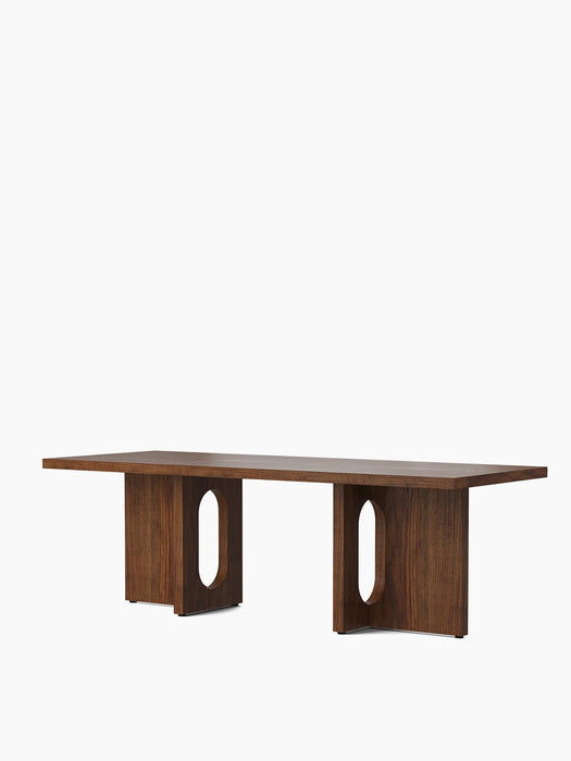 Androgyne Lounge Table, Wood base - Walnut