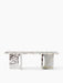 Androgyne Lounge Table, Stone/Marble - Calacatta Viola Marble