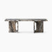 Androgyne Lounge Table, Stone/Marble - Grey Galaxy Marble
