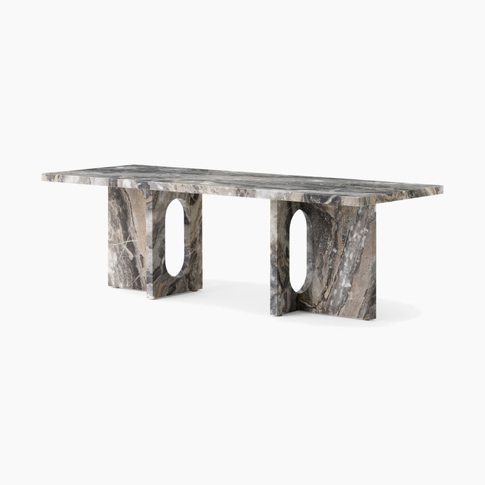 Androgyne Lounge Table, Stone/Marble - Grey Galaxy Marble