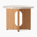 Androgyne Side Table, Ø50 - Natural Oak | Kunis Breccia