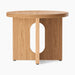 Androgyne Side Table, Ø50 - Natural Oak | Natural Oak