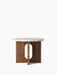 Androgyne Side Table, Ø50 - Walnut | Kunis Breccia
