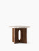 Androgyne Side Table, Ø50 - Walnut | Kunis Breccia