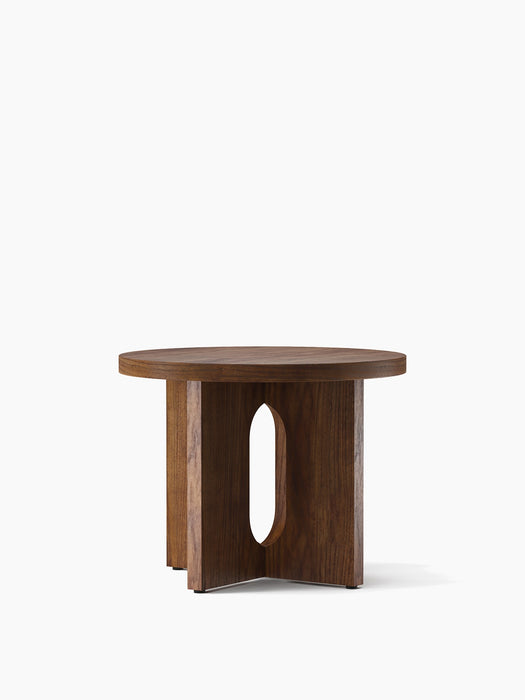 Androgyne Side Table, Ø50 - Walnut | Walnut