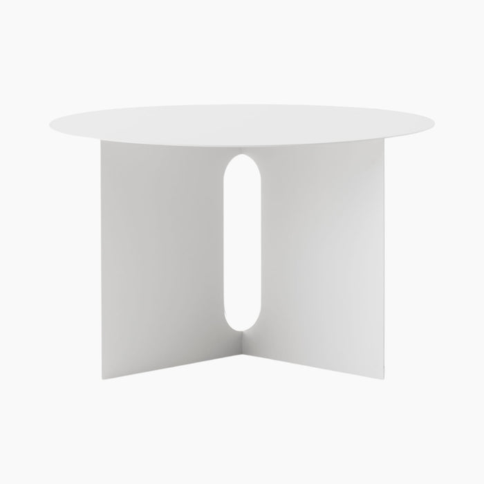 Androgyne Side Table Ø63 - Ivory Base