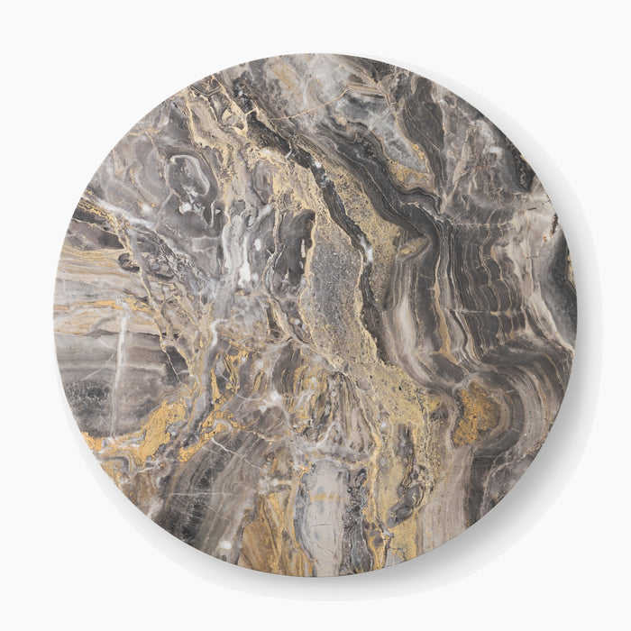 Androgyne Side Table, Table Top Ø65 - Grey Galaxy Marble