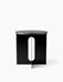 Androgyne Side Table, Table Top Ø42 - Nero Marquina Marble