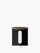 Androgyne Side Table, Table Top Ø42 - Emperador Marble