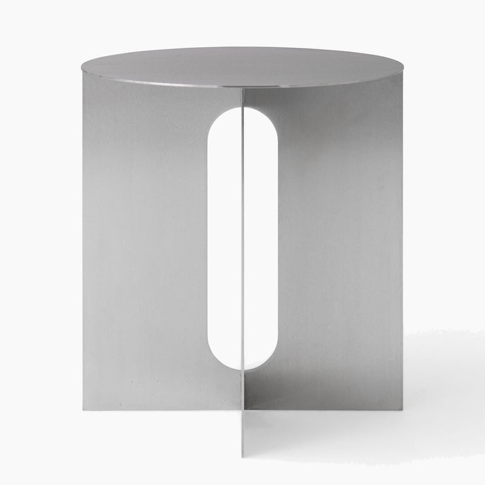 Androgyne Side Table, Ø40 - Steel Base