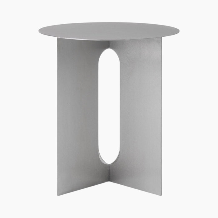 Androgyne Side Table, Ø40 - Steel Base