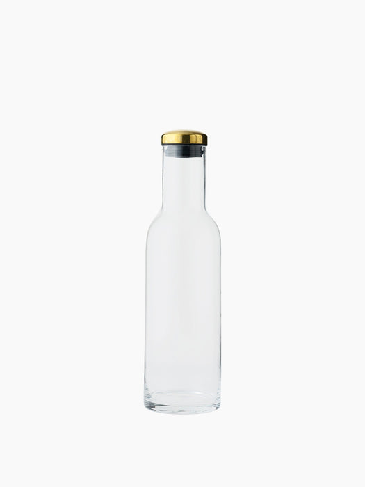 Bottle Carafe, 1 L - Glass Clear | Brass