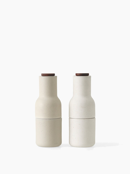 Bottle Grinder, Ceramic, 2 pcs. - Sand | Walnut