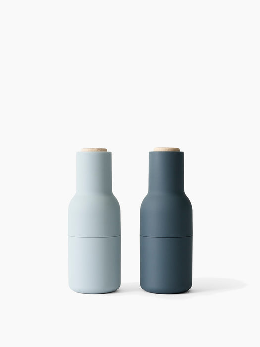 Bottle Grinder, 2 pcs. - Blues - Beech Lid