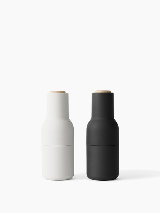 Bottle Grinder, 2 pcs. - Carbon - Ash - Beech Lid