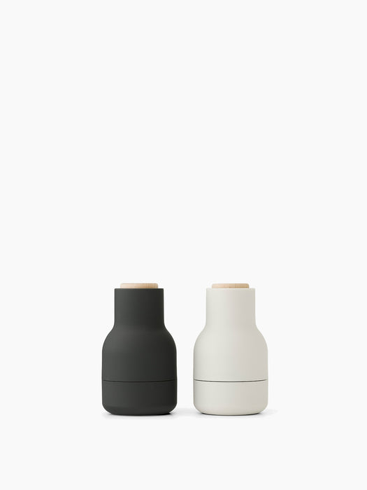 Bottle Grinder, Small, 2 pcs. - Carbon - Ash- Beech Lid