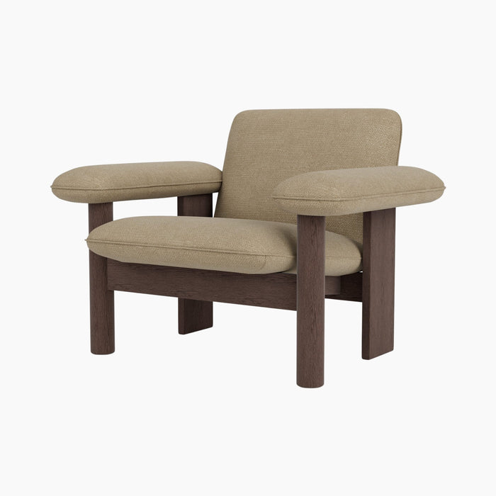 Brasilia Lounge Chair, Low Back, Textile - Audo Bouclé 02