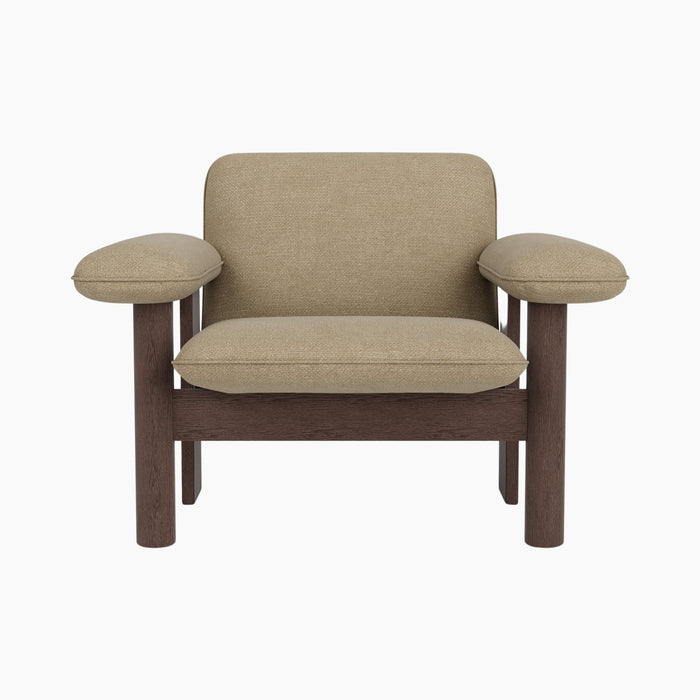 Brasilia Lounge Chair, Low Back, Textile - Audo Bouclé 02