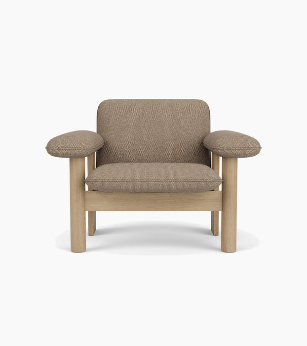 Brasilia Lounge Chair, Low Back, Textile - Logan Flint