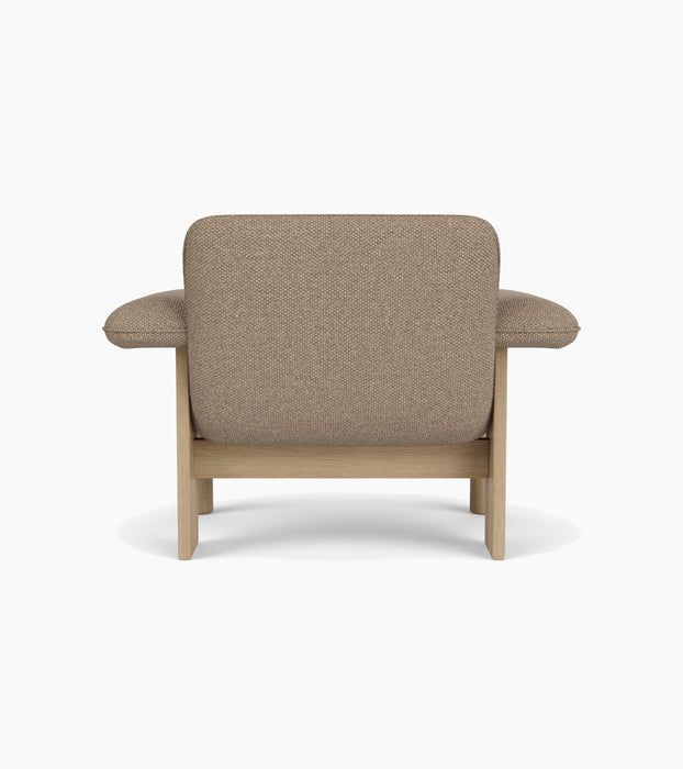 Brasilia Lounge Chair, Low Back, Textile - Logan Flint