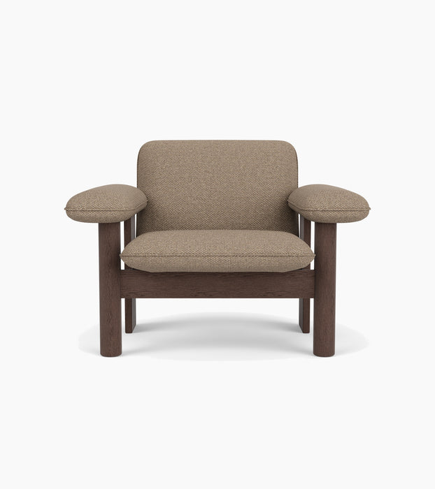 Brasilia Lounge Chair, Low Back, Textile - Logan Flint