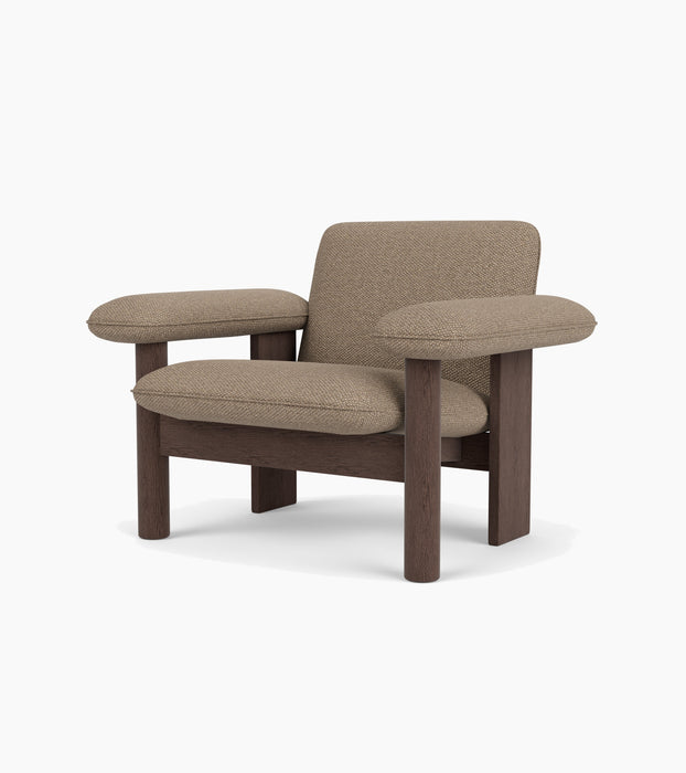 Brasilia Lounge Chair, Low Back, Textile - Logan Flint