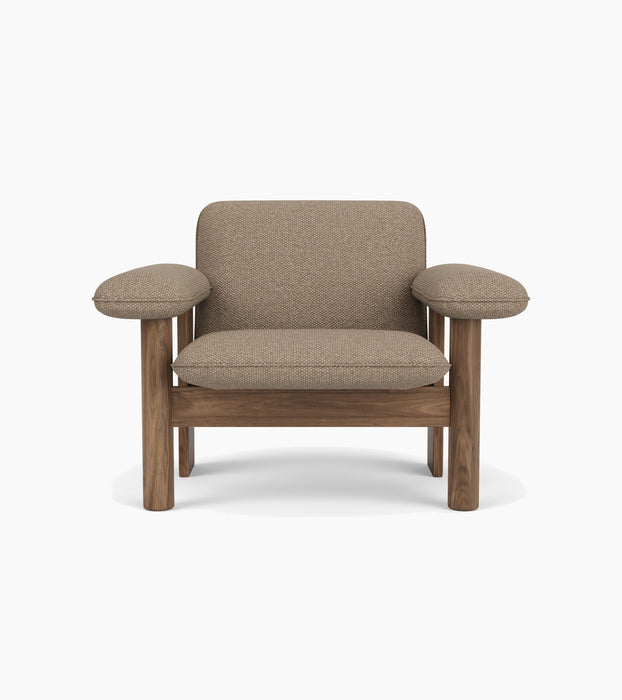 Brasilia Lounge Chair, Low Back, Textile - Logan Flint