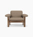 Brasilia Lounge Chair, Low Back, Textile - Logan Flint