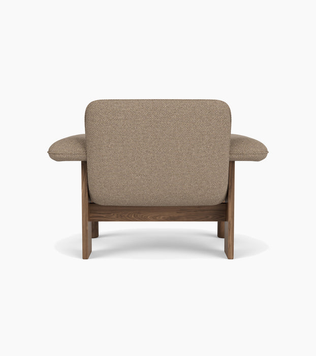 Brasilia Lounge Chair, Low Back, Textile - Logan Flint