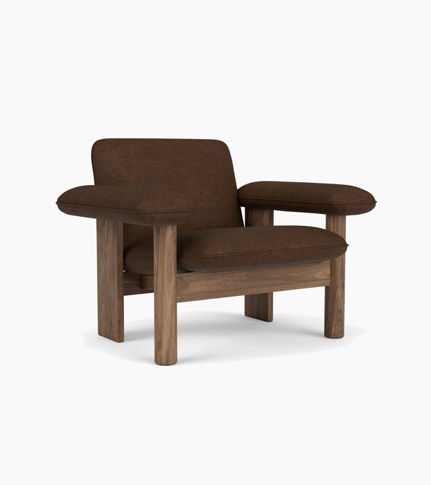 Brasilia Lounge Chair, Low Back, Textile - Audo Bouclé 07