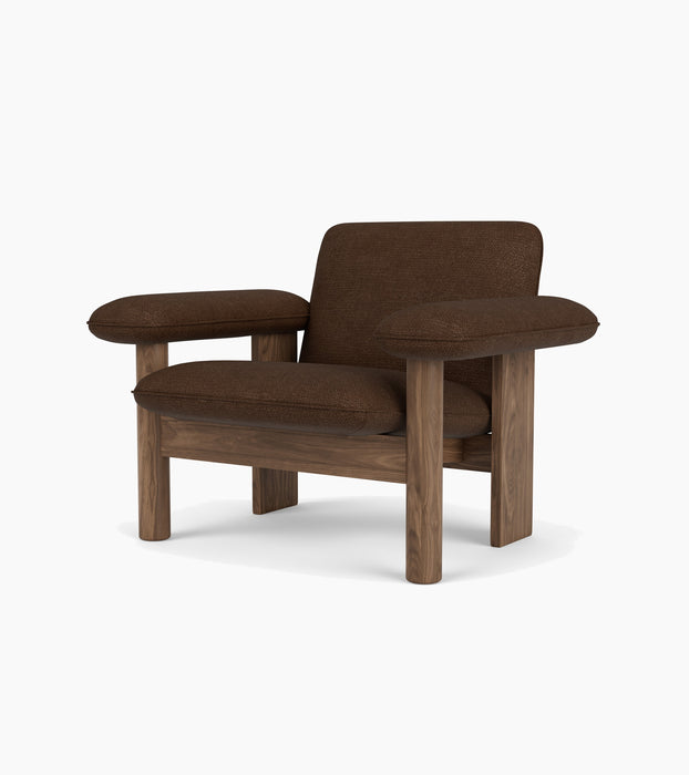 Brasilia Lounge Chair, Low Back, Textile - Audo Bouclé 07