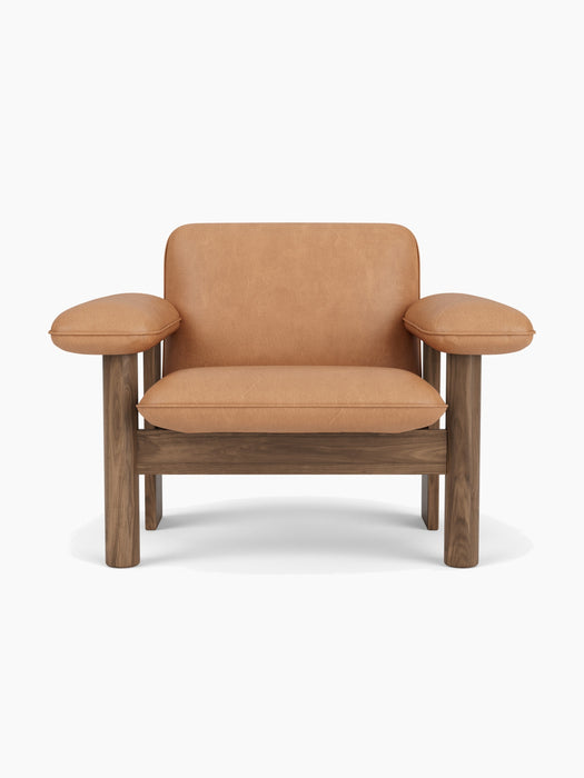 Brasilia Lounge Chair, Low Back, Textile - Dunes Camel 21004