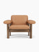 Brasilia Lounge Chair, Low Back, Textile - Dunes Camel 21004