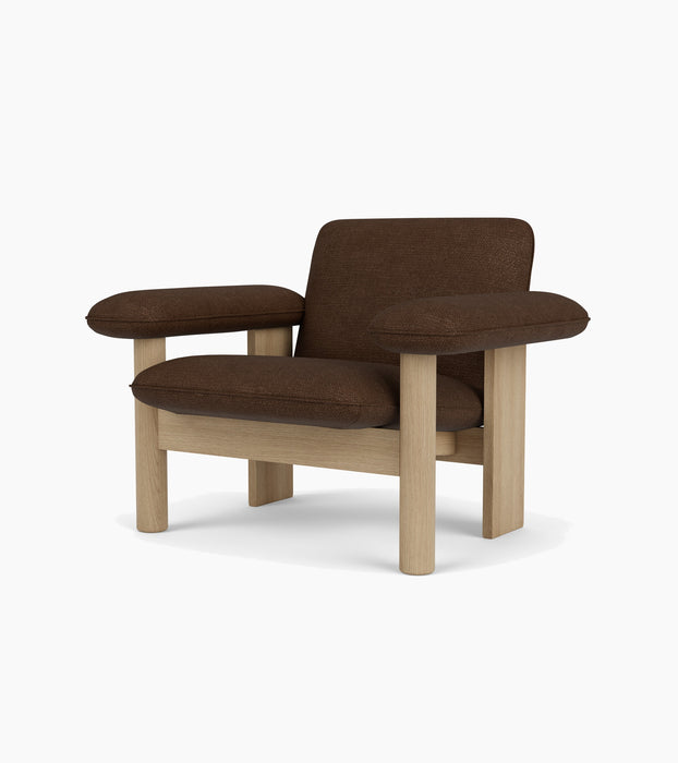 Brasilia Lounge Chair, Low Back, Textile - Audo Bouclé 07