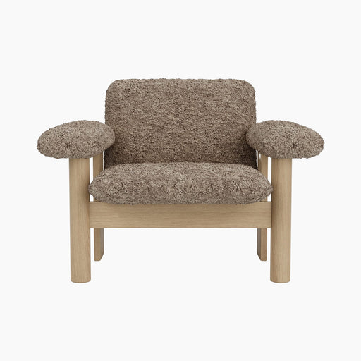 Brasilia Lounge Chair, Low Back, Sheepskin - Sheepskin Sahara