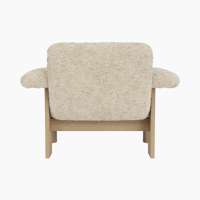 Brasilia Lounge Chair, Low Back, Sheepskin - Sheepskin Nature