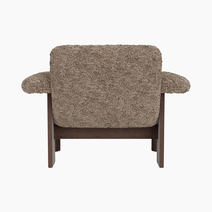 Brasilia Lounge Chair, Low Back, Sheepskin - Sheepskin Sahara